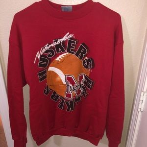 Vintage Nebraska corn Huskers crewneck